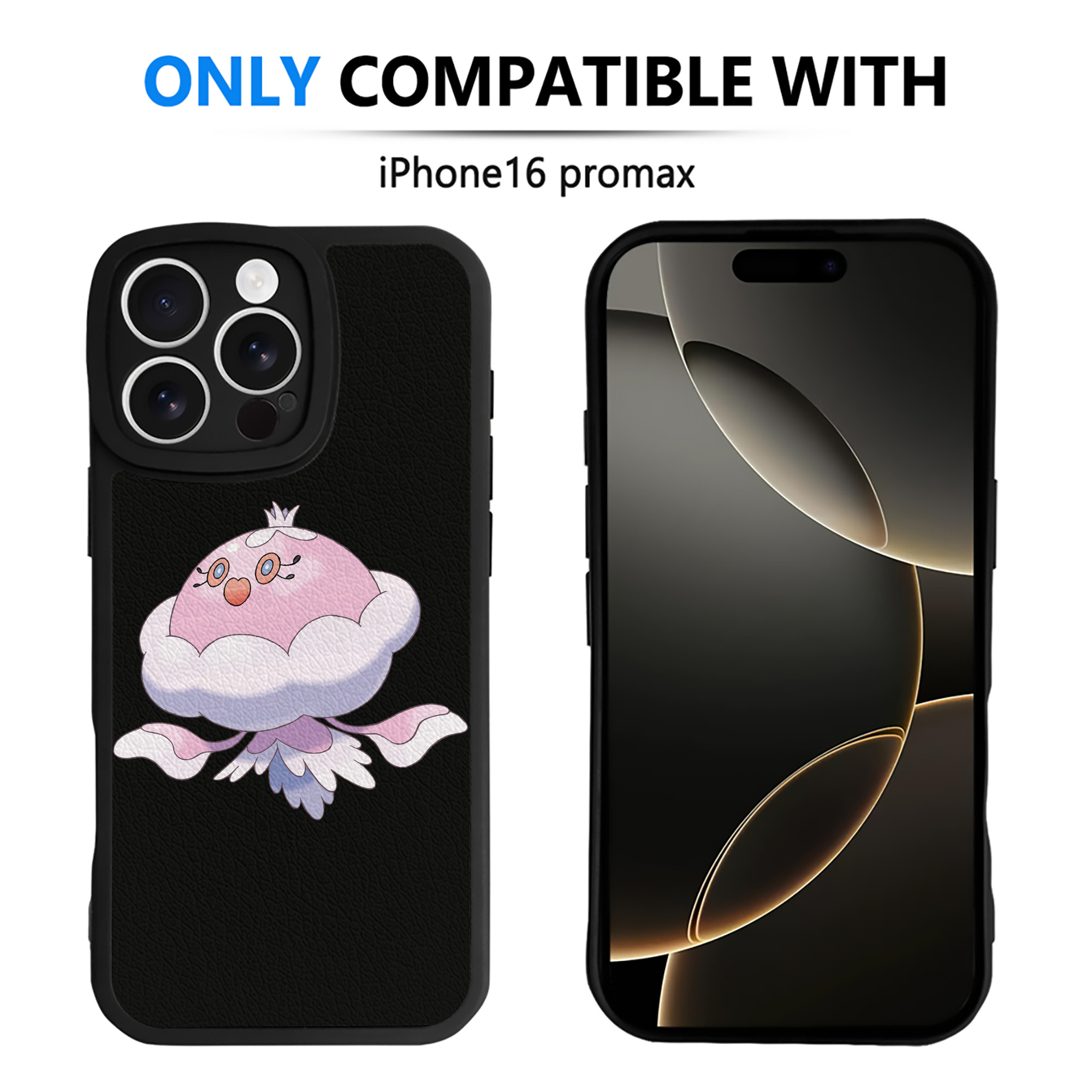 （画像用） ポケットモンスター Pokémon 【iPhone 16シリーズ対応】シリコンスマホケース（レザー調） 材質：シリコン